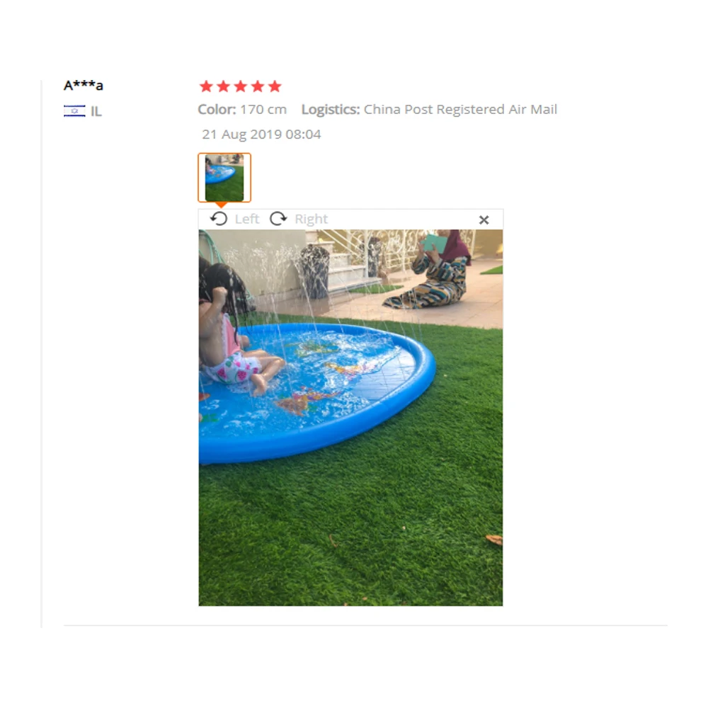 100/150/170 см надувной распылитель воды для пляжа и газона с морскими животными