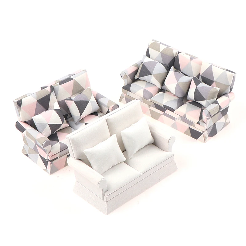 Mini Cute Sofa Pillows For Dolls Children Simulation Dollhouse Furniture Toys 1:12 Miniature Doll House | Игрушки и хобби