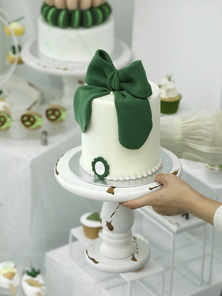 Винтажные деревянные подставки для тортов 1 шт. акриловые хранения кексов