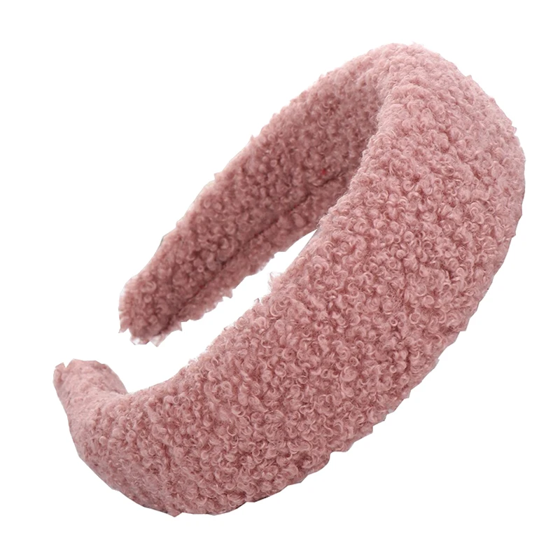 Женская шерстяная повязка на голову Толстая Теплая Зимняя ручной работы для