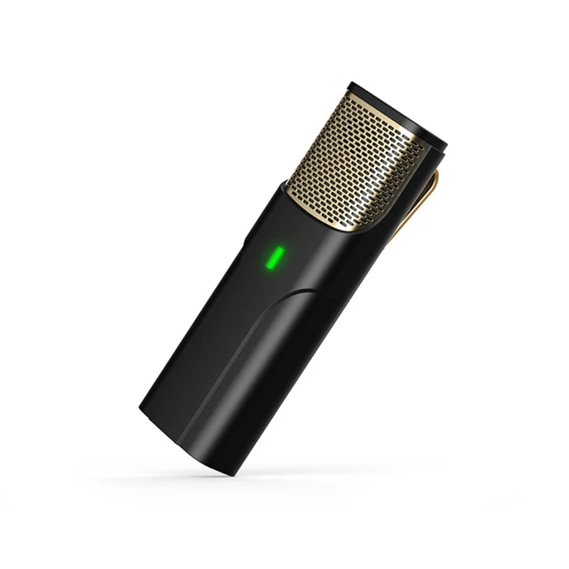 

Петличный микрофон с перезаряжаемой батареей, портативный мини-микрофон с короткой задержкой, разъем Type-C, 20 м, 80 мАч