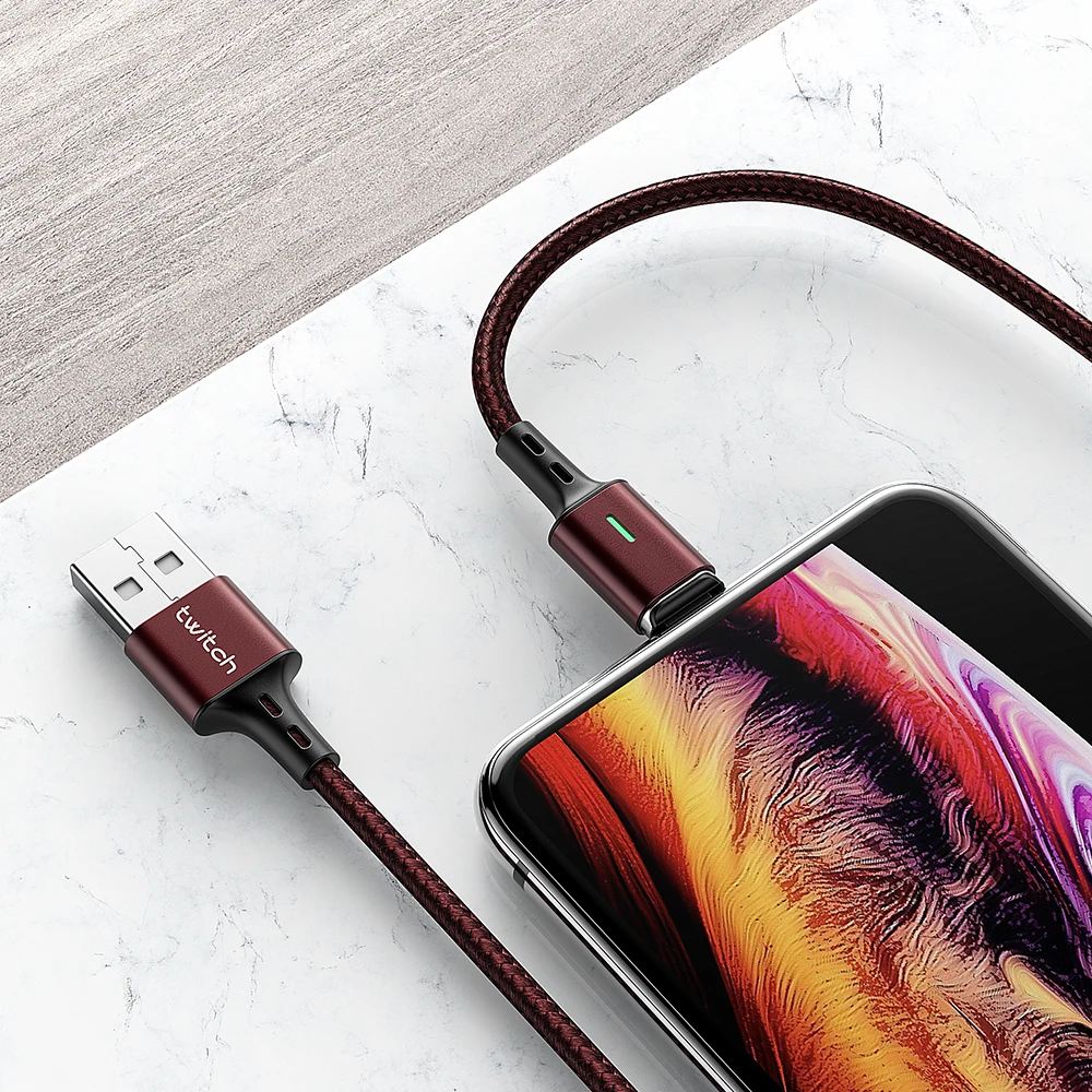 Twitch T03 Magnetic Charger Micro USB Cable For Xiaomi Huawei Samsung Quick Charge 3.0 Fast Charging Magnet Microusb Data Cable
