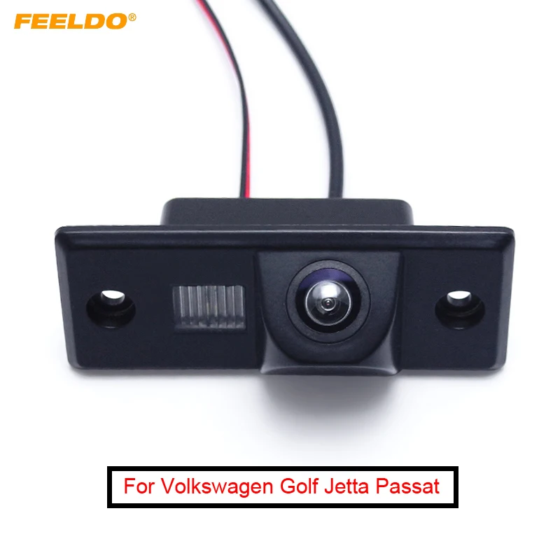 FEELDO 1 комплект Автомобильная камера заднего вида для Volkswagen Golf Jetta Passat Polo Touareg Skoda