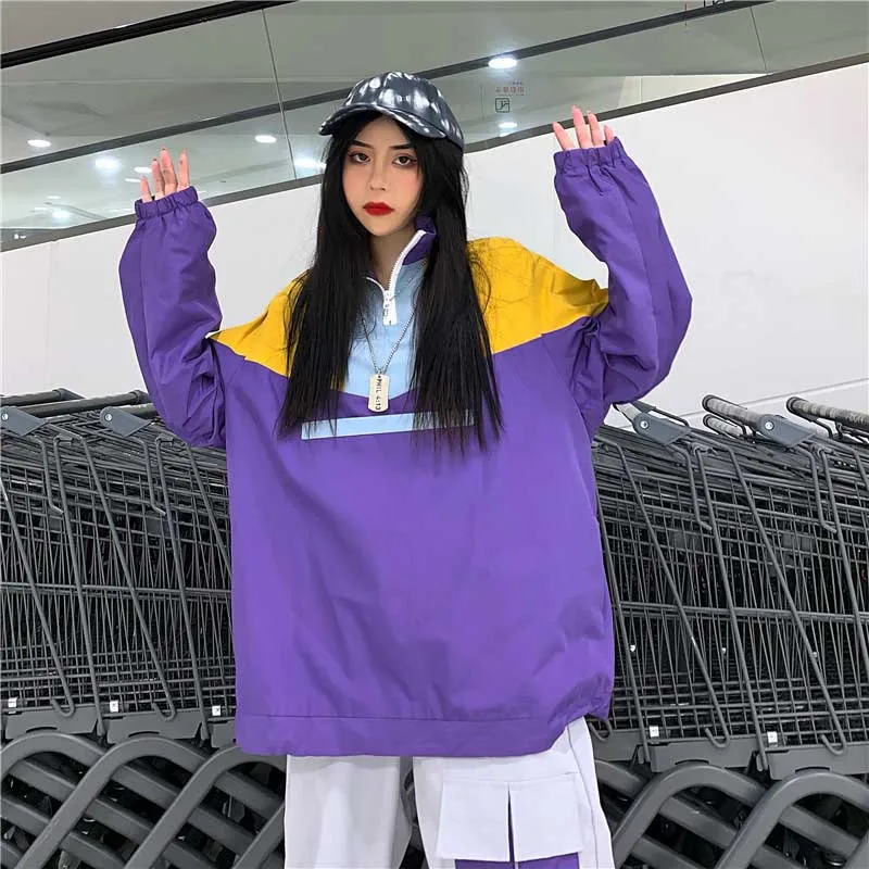 NiceMix комплект из 2 предметов, свитшот для женщин Harajuku, спортивный свитер с вышивкой, толстовки в стиле хип-хоп, повседневное пальто, топы, женские толстовки, пуловер