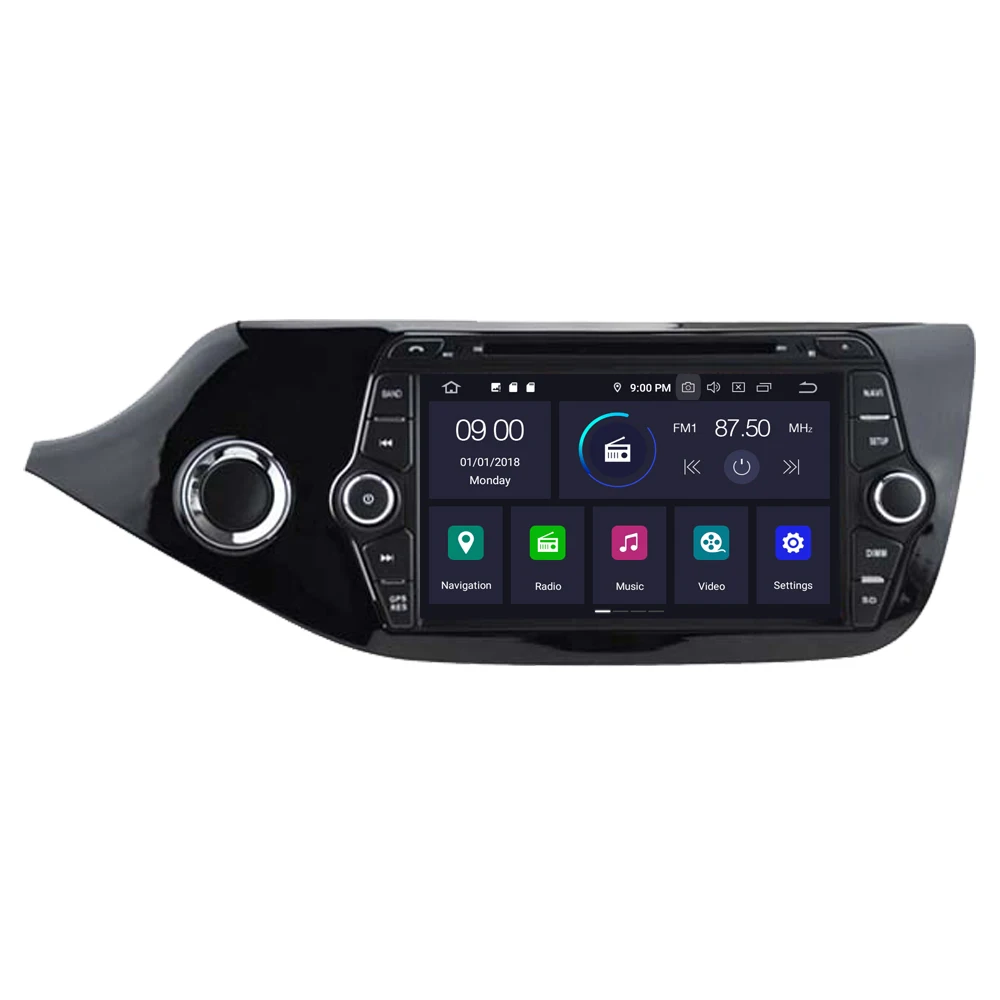 Автомобильный DVD плеер RoverOne для Kia Ceed 2013 2014 2015 2016 Android 9 0 Авторадио стерео GPS
