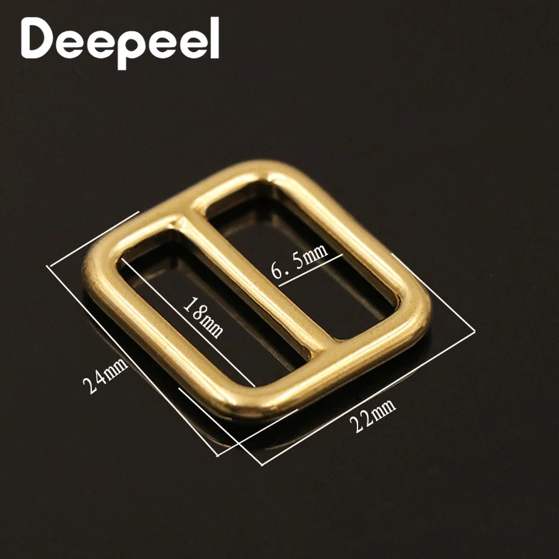 2 шт. твердой латуни квадратной металлической пряжкой ремень рюкзака Собака