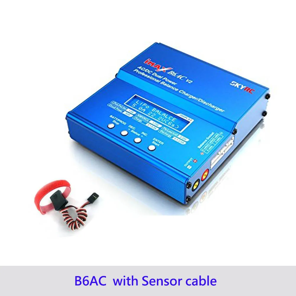 Original SKYRC iMAX B6AC V2 6A Lipo Battery Balance Charger LCD Display Discharger For RC Model Charging Re-peak Mode | Игрушки и хобби