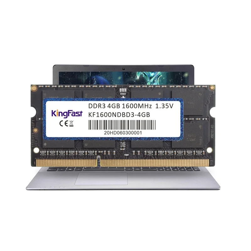 Память ОЗУ KingFast ddr3 4 ГБ 8 1600 МГц DDR3L 1 35 в контактов Sodimm |