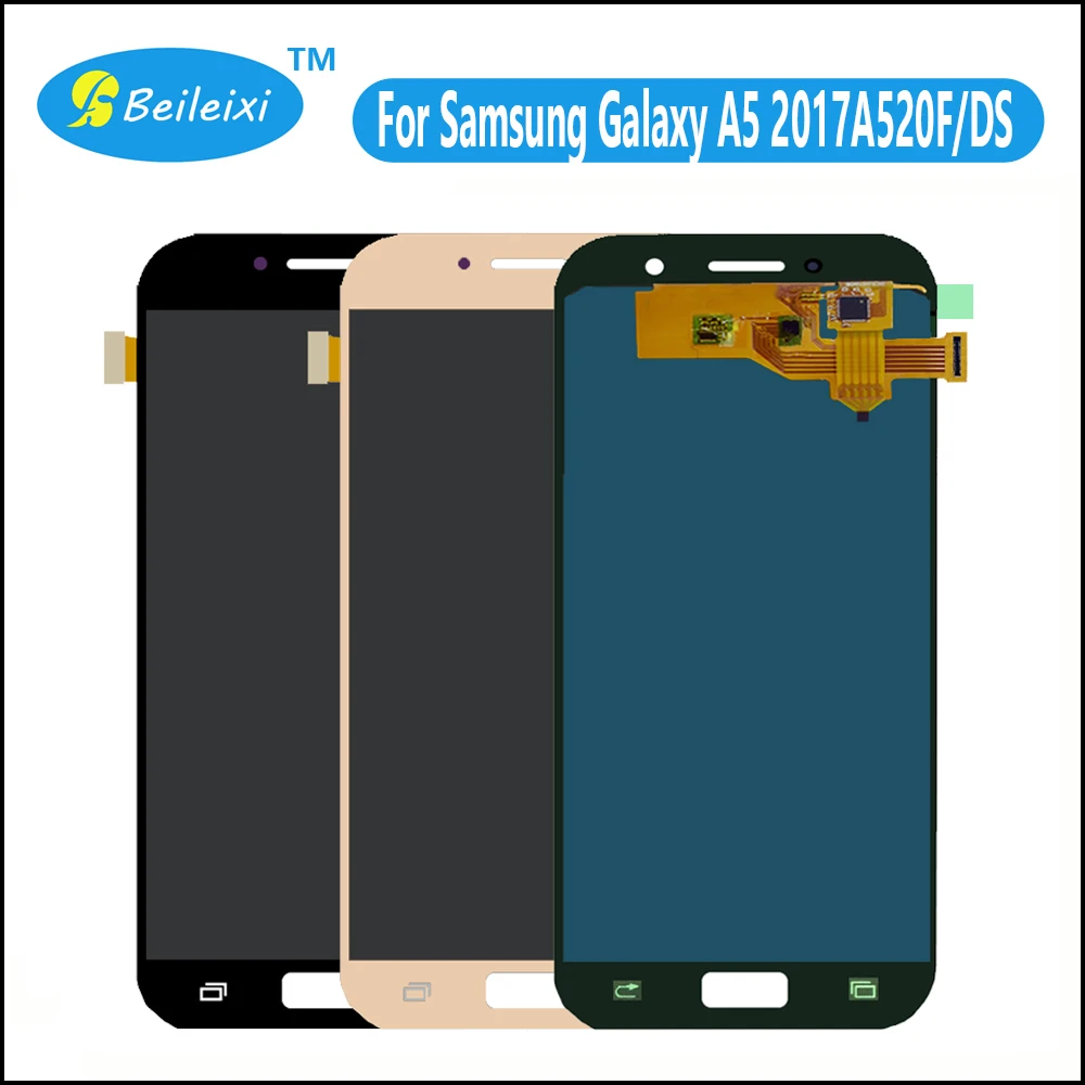 ЖК-дисплей кодирующий преобразователь сенсорного экрана в сборе для Samsung Galaxy A5 2017