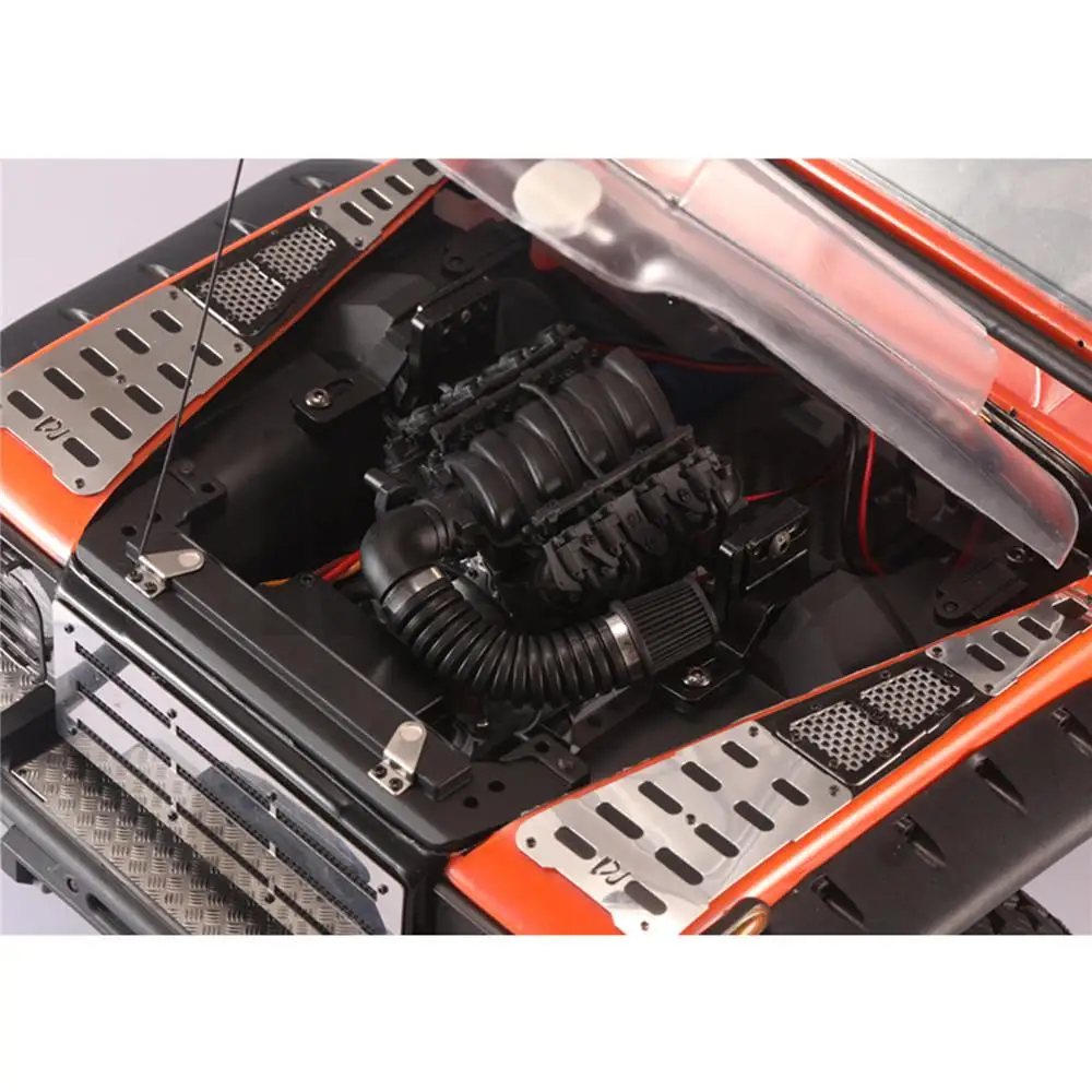 Моделирование LS3 V8 6.2L двигатель с Coolerfor 1/10 TRX4 Defender Blazer RC4WD D90/D110/D130 RC автомобильные