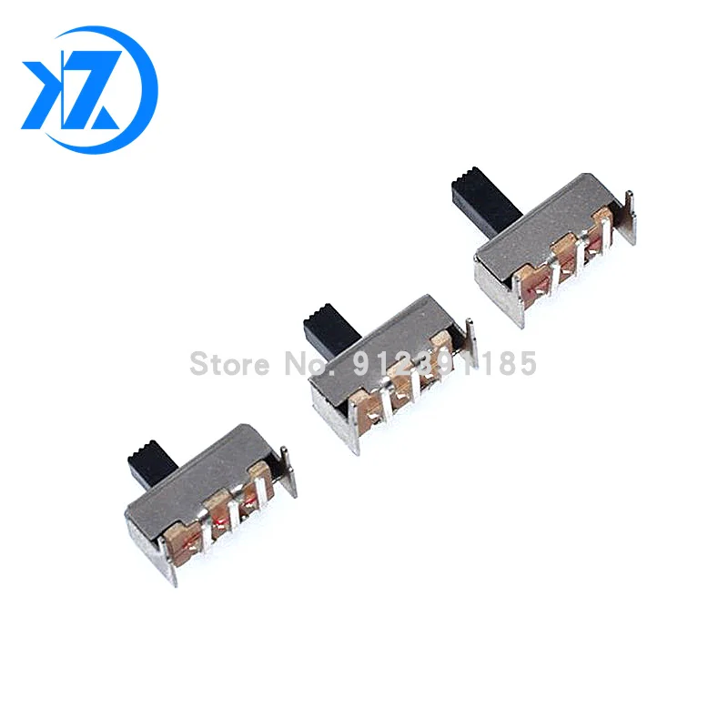 10 шт. переключатель SS12F23 SS12F23VG5 G4 G7 0 5 А 50 В 3 контакта 1P2T изогнутый под 90 градусов