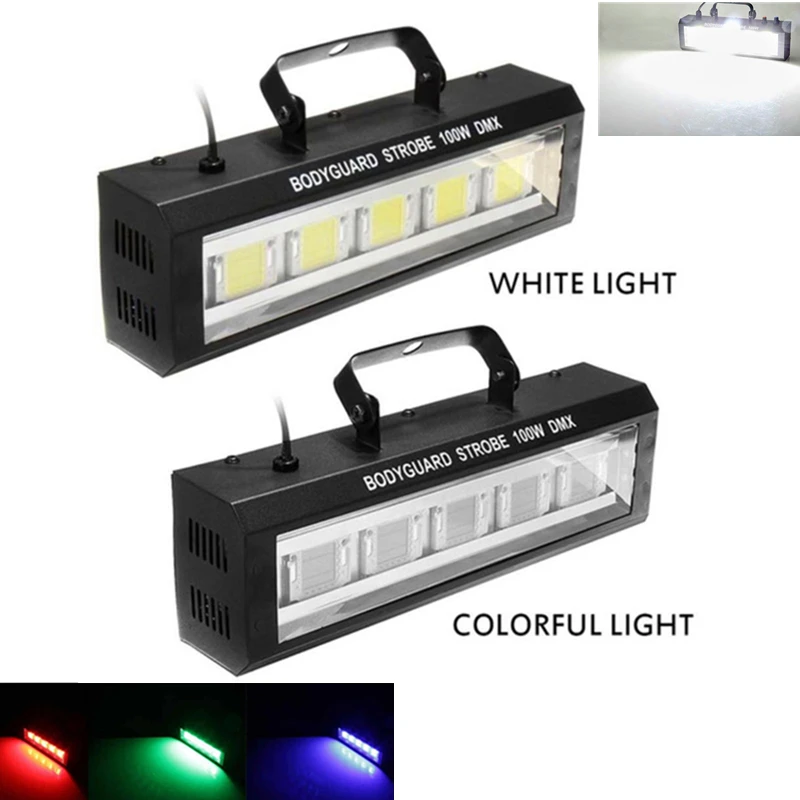 100 Вт светодиодный стробоскоп светильник/Авто/управление звуком Регулируемая