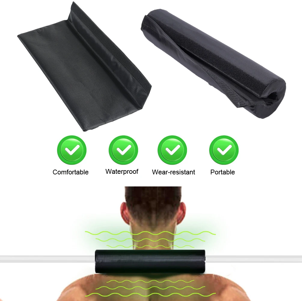 

Barbell Pad Fitness Squat Pad Shoulder Support Foam Sponge Pad Non-Slip Barbell Cushion Pad for Standard and Olympic Barbells