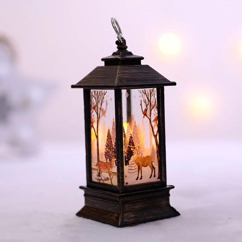 

Creative Simulation Flame Lamp Decoration Indoor Desktop Decoration Led Lights Holiday Portable Oil Lamp Christmas Supplies