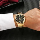Часы мужские WWOOR наручные с хронографом, брендовые Роскошные, золотистые, 2021, 2021