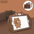 Мультяшный чехол для планшета, Чехол для iPad 9,7 2017 2018, силиконовый ударопрочный чехол для iPad Air 1 2 3 4 10,9 Pro 11 2020 7-го 8-го поколения 10,2