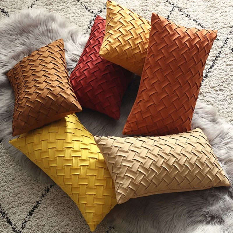 Бархатные декоративные подушки Наволочки для диванной наволочки дома сада