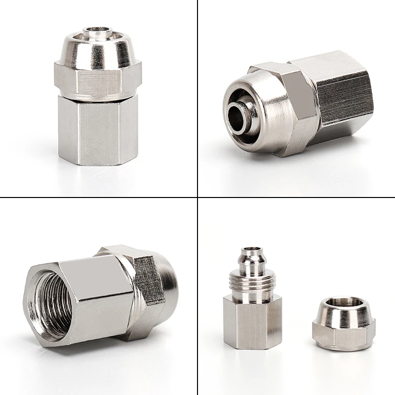 Пневматические Фитинги KPCF Coper 1/8 &quot1/4&quot 3/8 &quot1/2&quot BSP Female вставной быстроразъемный