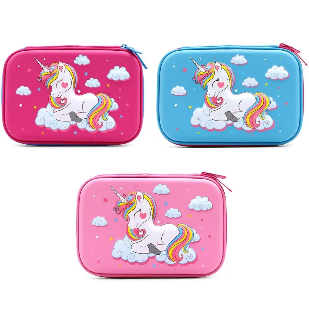 Креативные все новый дизайн бренда Единорог EVA рельефный Жесткий Чехол Футляр