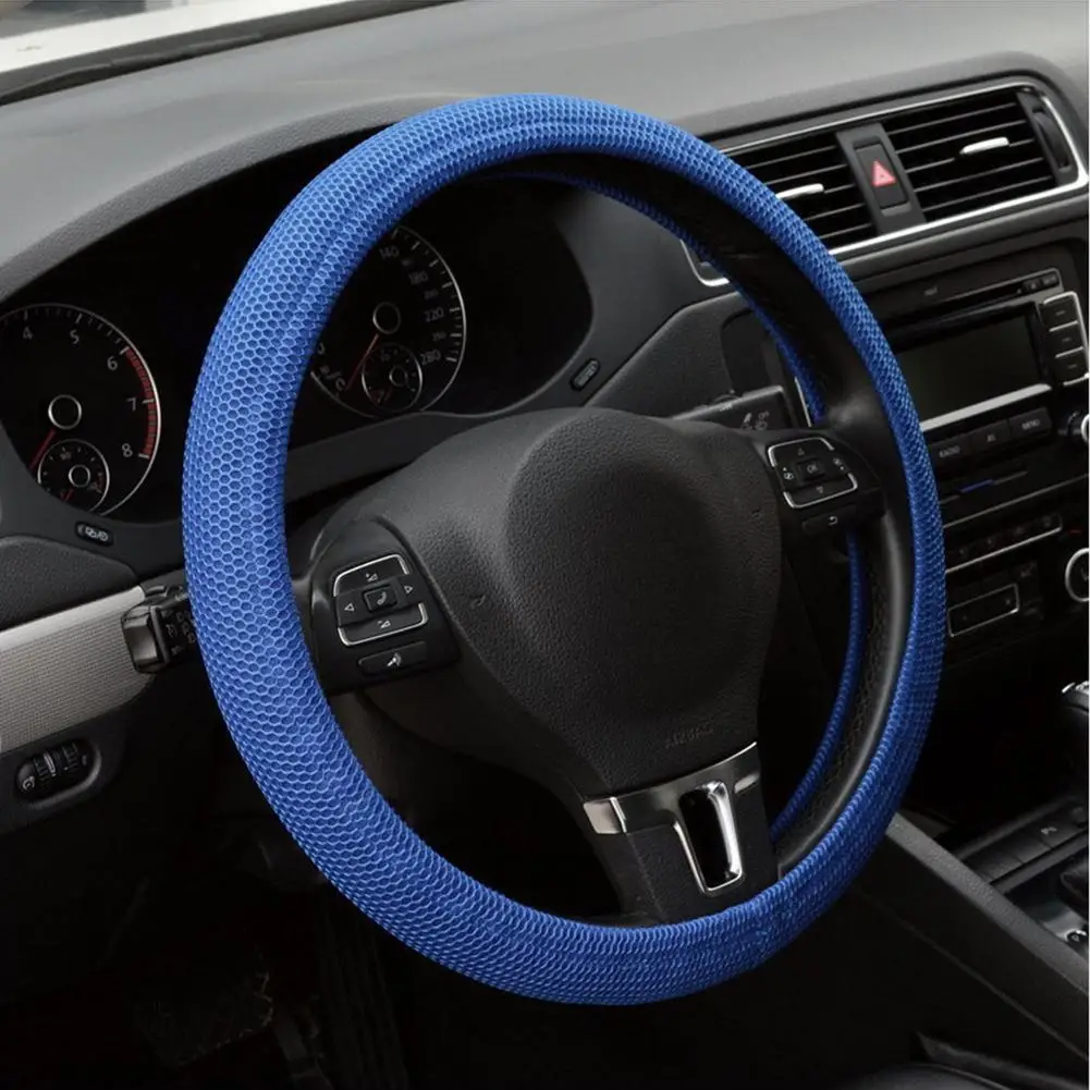 Высококачественный Универсальный Эластичный чехол рулевого колеса для