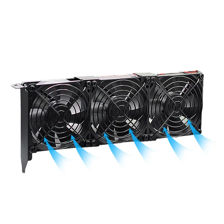YOUNUON Universal VGA Cooler Dual 90mm Ultra Quiet Desktop Computer Chassis PCI Graphics Card Double Fan Partner 9CM