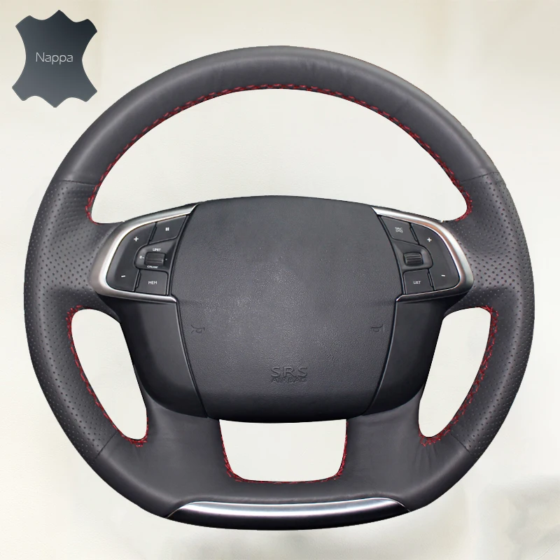 Чехол рулевого колеса автомобиля для Citroen C4 C4L 2011 2015 DS4 не выцветает оплетка руля