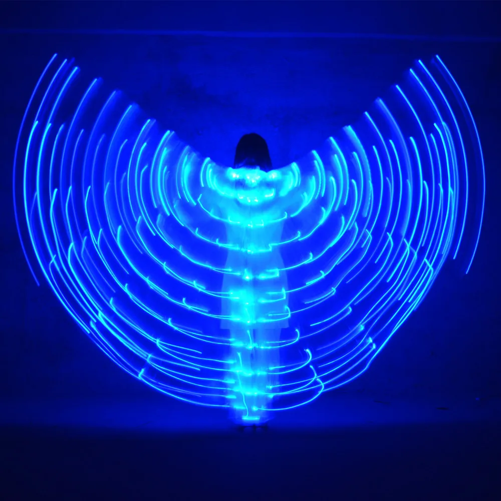 Светодиодные Крылья для танца живота флуоресцентные крылья бабочки Исиды