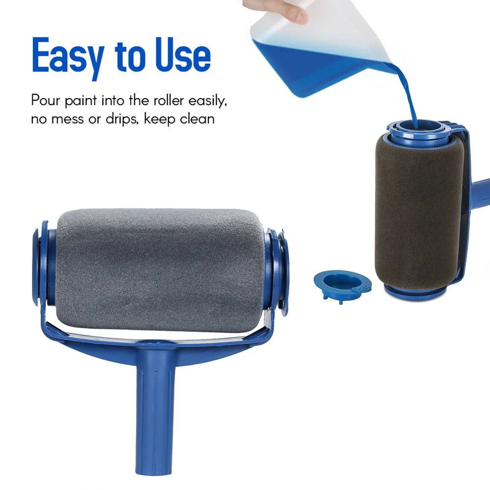 Набор кистей для рисования комплект инструментов сделай сам с роликом украшения