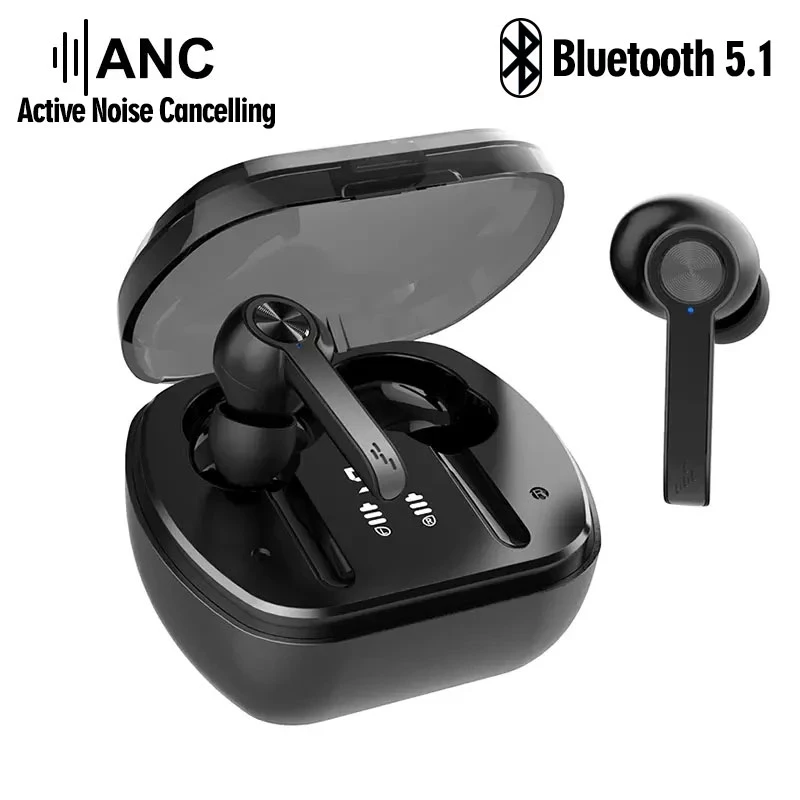

Настоящие беспроводные tws ANC Bluetooth-наушники, прозрачная модель мини-гарнитуры, автоматическая всплывающая Bluetooth 5,1 ANC-наушники, TWS-наушники