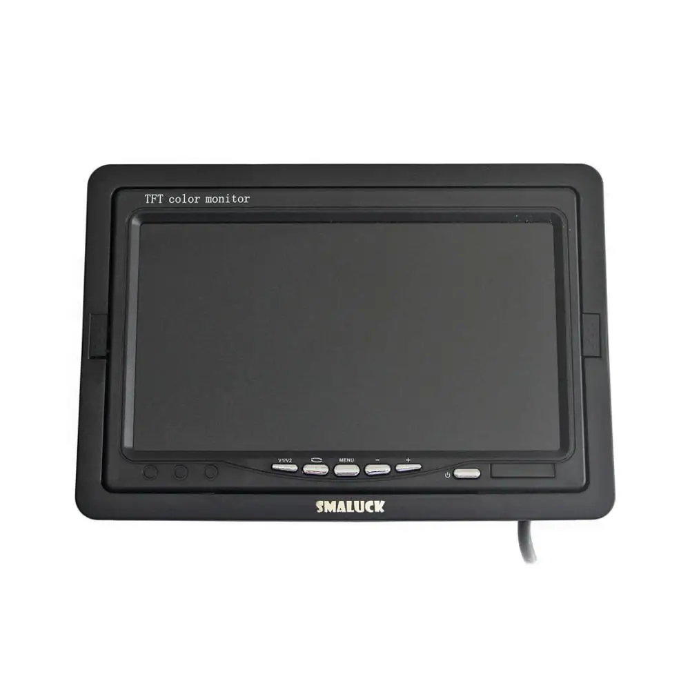 SMALUCK 7 &quotTFT LCD цветной монитор заднего вида автомобильный с 2 x 4 контактным