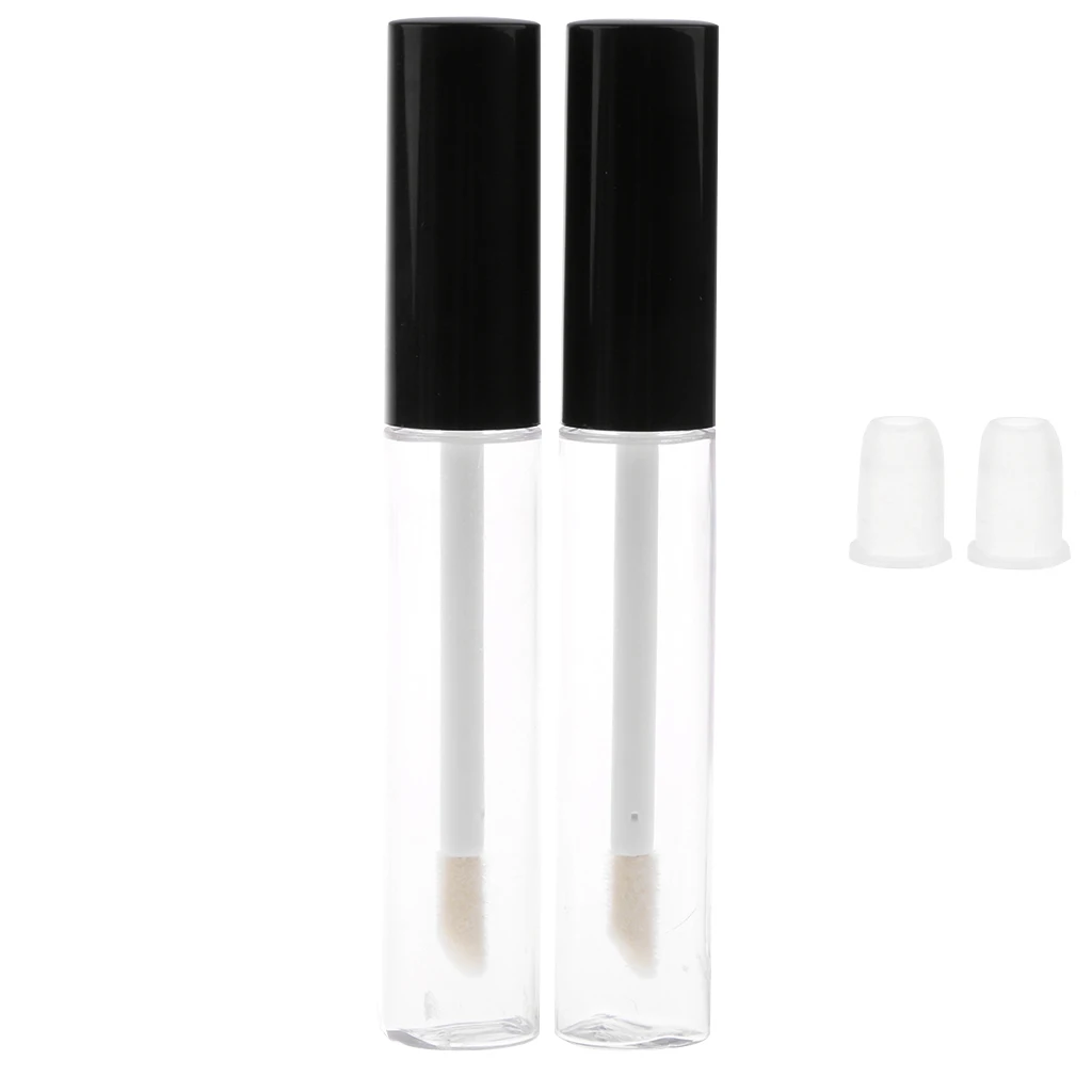 

2Pcs 2.5ml Acrylic Empty Mascara Lip Gloss Tube Lip Stick Bottle Container