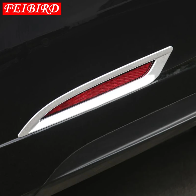 Аксессуары подходят для Tesla Model 3 2018 2019 ABS хром внешний задний багажник