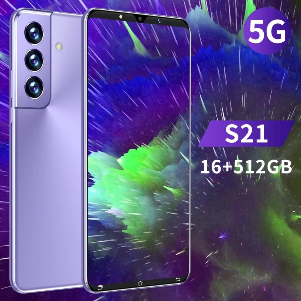 Mobilephone Samsug Galaxy S21 5.3Inch Smartphone Global Version 4950mAh 16GB+512GB Android 11.0 Unlocked 5G Google GPS