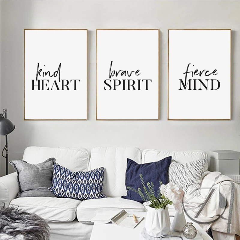 Минималистичный настенный художественный постер черно белая холщовая картина