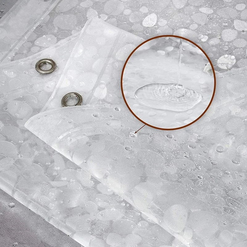 3D занавеска для душа водонепроницаемая прозрачные Занавески ванной занавески