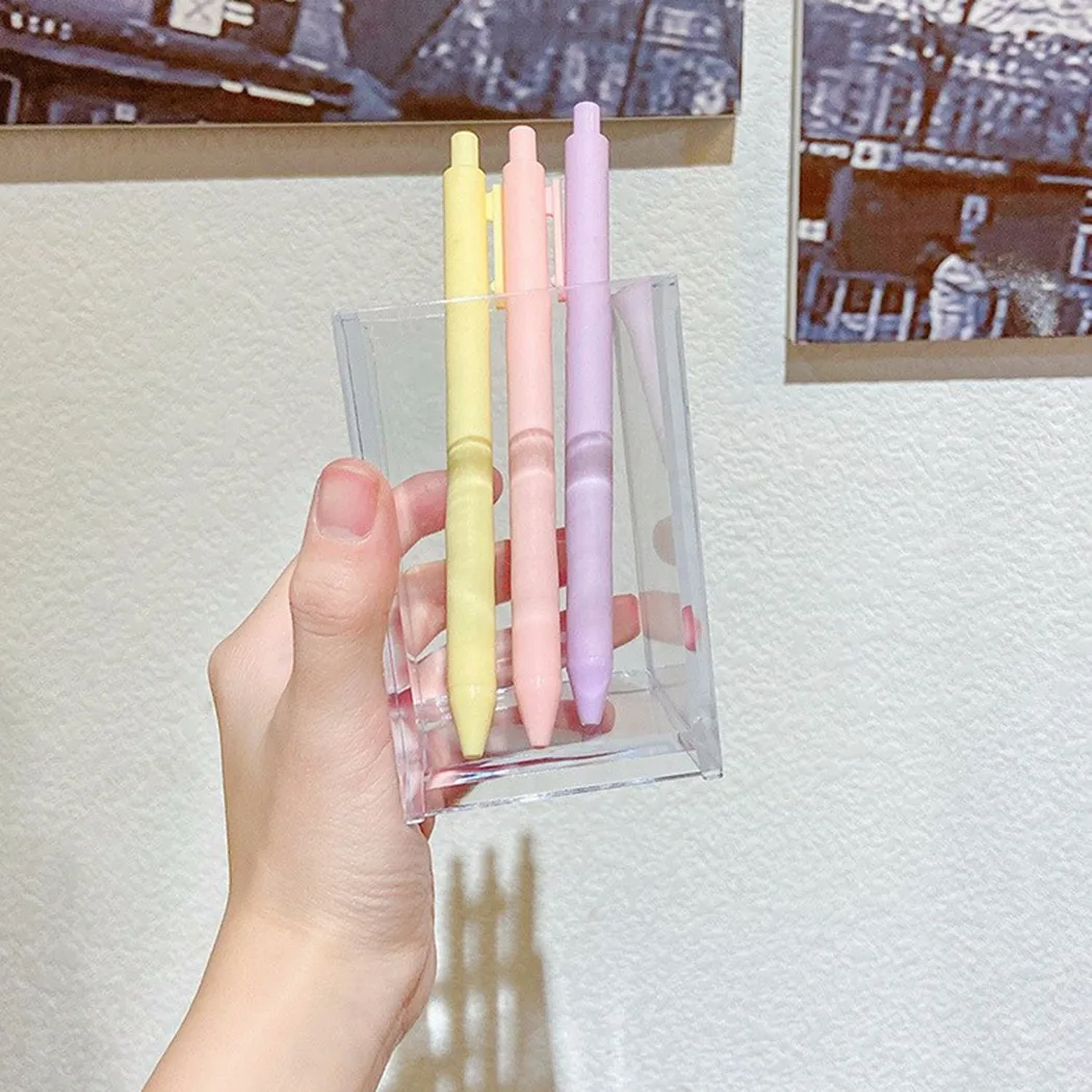 

Transparent Acrylic Pen Holder Storage Barrel Student StaYTTRYTRc Cosmetic Storage Transparent Jewelry Display Stand