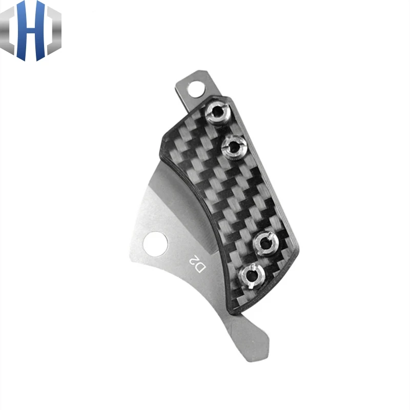 Углеродное волокно мини складной острый нож удобный портативный самообороны