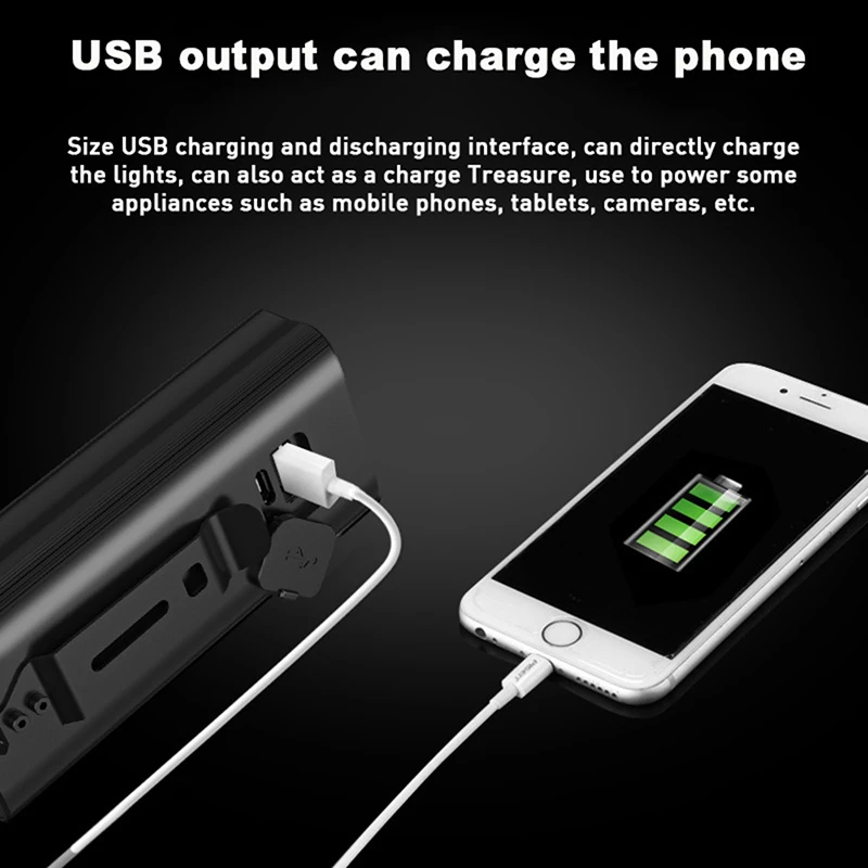 3000lm bicycle light set power bank 5200mah bike lights usb rechargeable 3led headlight waterproof mtb cycling camping lamp free global shipping