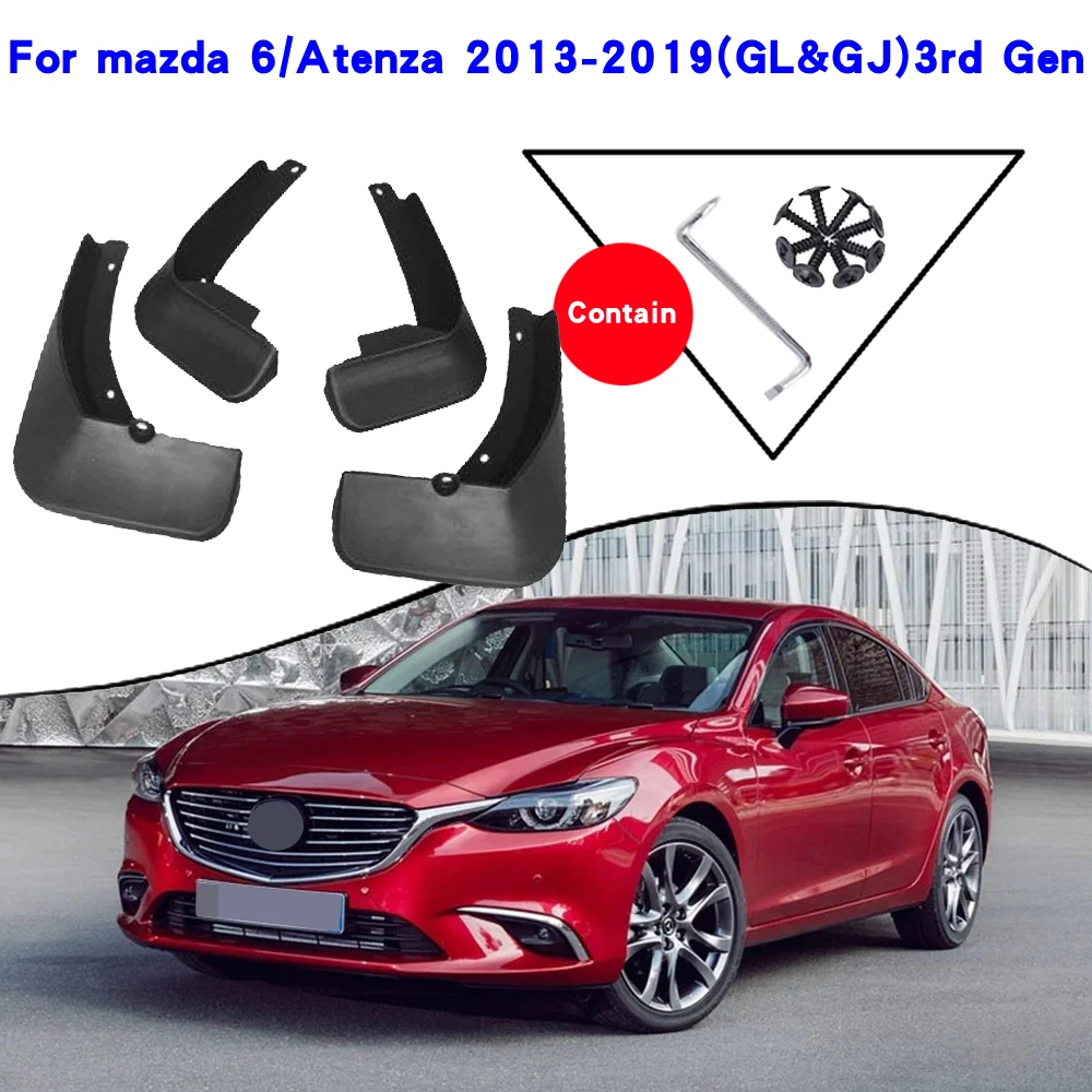 

Брызговики автомобильные для Mazda 6 Atenza GL GJ 2013-2019
