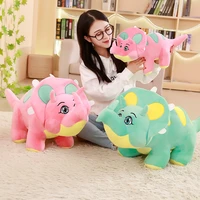 cartoon dinosaur plush toys triceratops soft doll toy animal for children boys baby birthday christmas gift ap