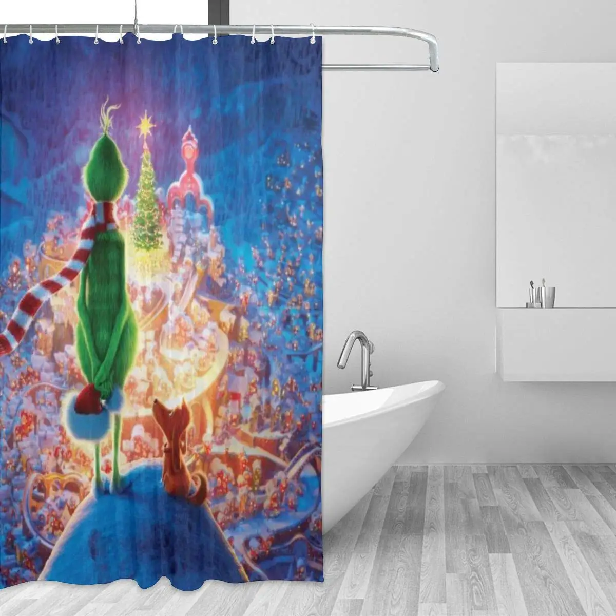 Водонепроницаемая занавеска для душа из полиэстера | Дом и сад