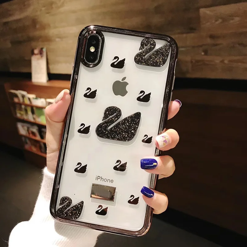 Чехол для телефона Swarovskie iphone X XR XS MAX 6 6s 7 8 Plus чехол чехлы|Чехлы-накладки| |