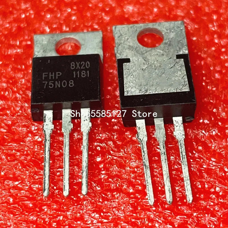 10 шт. FHP75N08 TO 220 80V 75A 100% новый и оригинальный|Интегральные схемы| |
