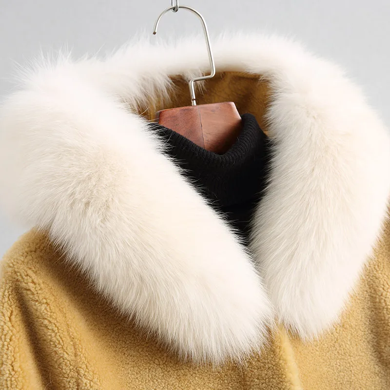 Пальто из натуральной овечьей шерсти сезон осень-зима 2020 шерстяные куртки