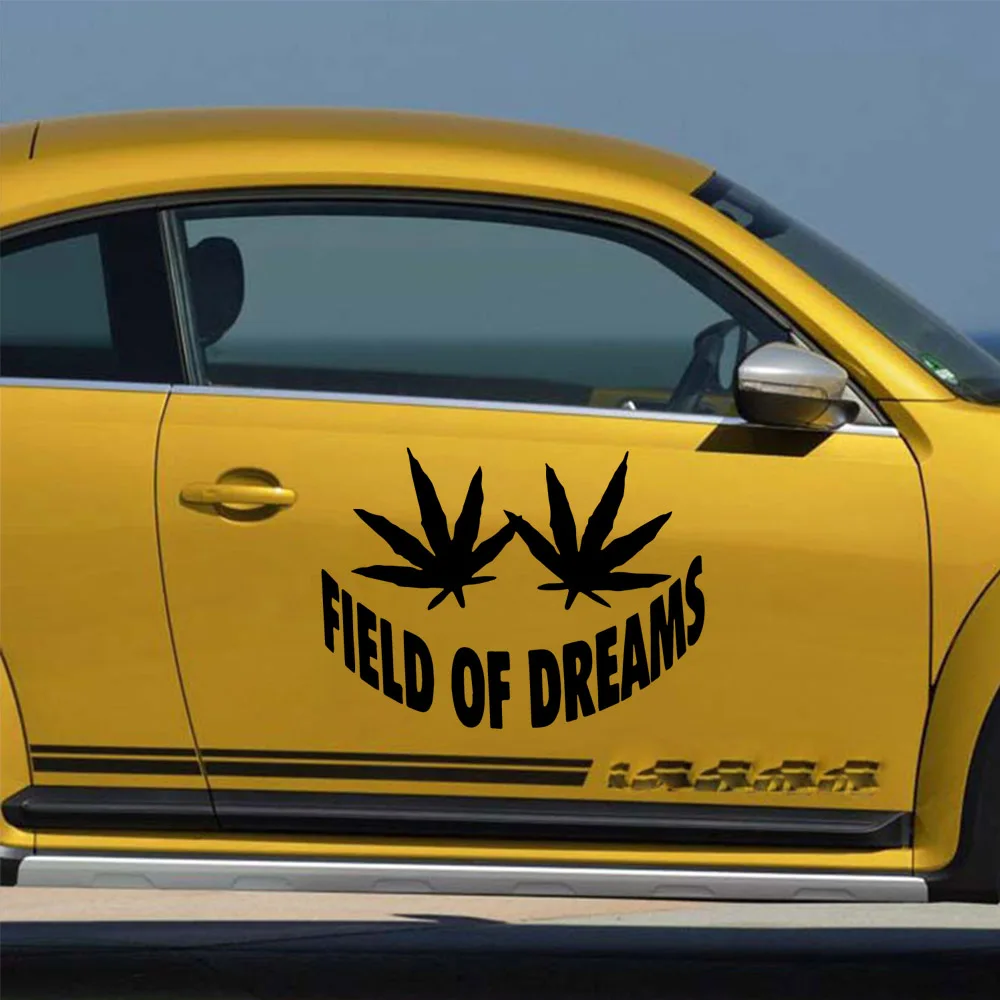 

Colorful Vape Weed Stickers For Cars Creative Auto Decorative Decals Car Door Handle Vinyl Car Body Decals
