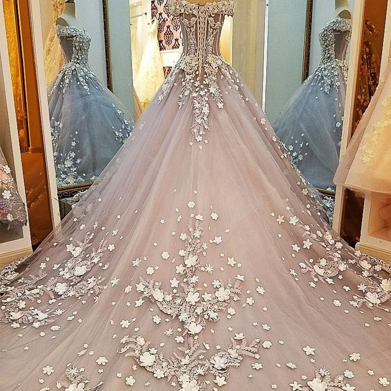 LS00043 Robe De Soiree Милая 3D цветы Длинные платья выпускного вечера 2017 Вестидо Де Феста