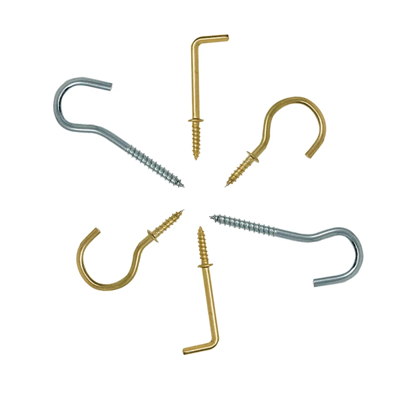 

excellent Screw Hooks Ceiling Hooks Cup Hooks Mug Hooks Assortment Kit,245Pcs