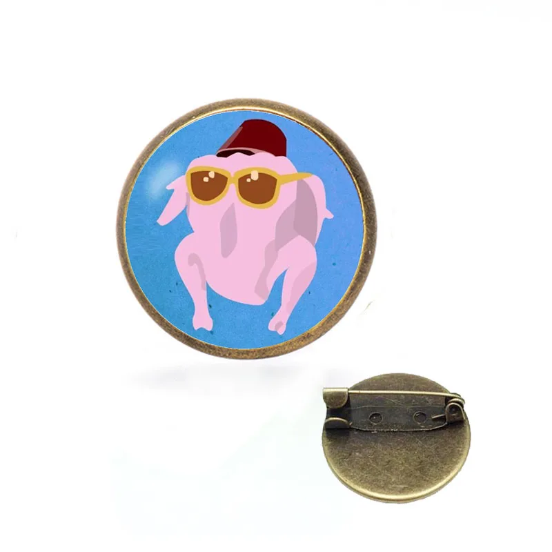 Мода брошка Друзья ТВ шоу ювелирные изделия Central perk Кофе время металлические