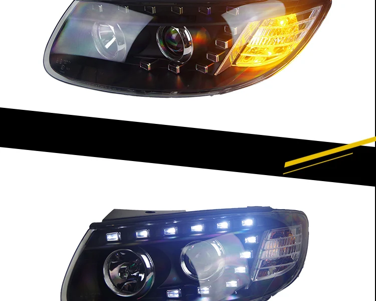 AKD автомобильный Стайлинг для hyundai Santa Fe фары 2006-2012 Santafe светодиодный налобный фонарь светодиодный DRL Биксеноновые линзы Высокий Низкий луч парковка