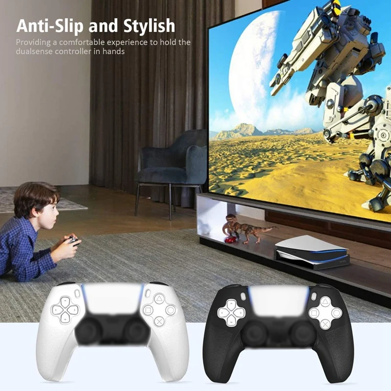 Силиконовый чехол для игрового контроллера PS5 разделенный силиконовый рукав